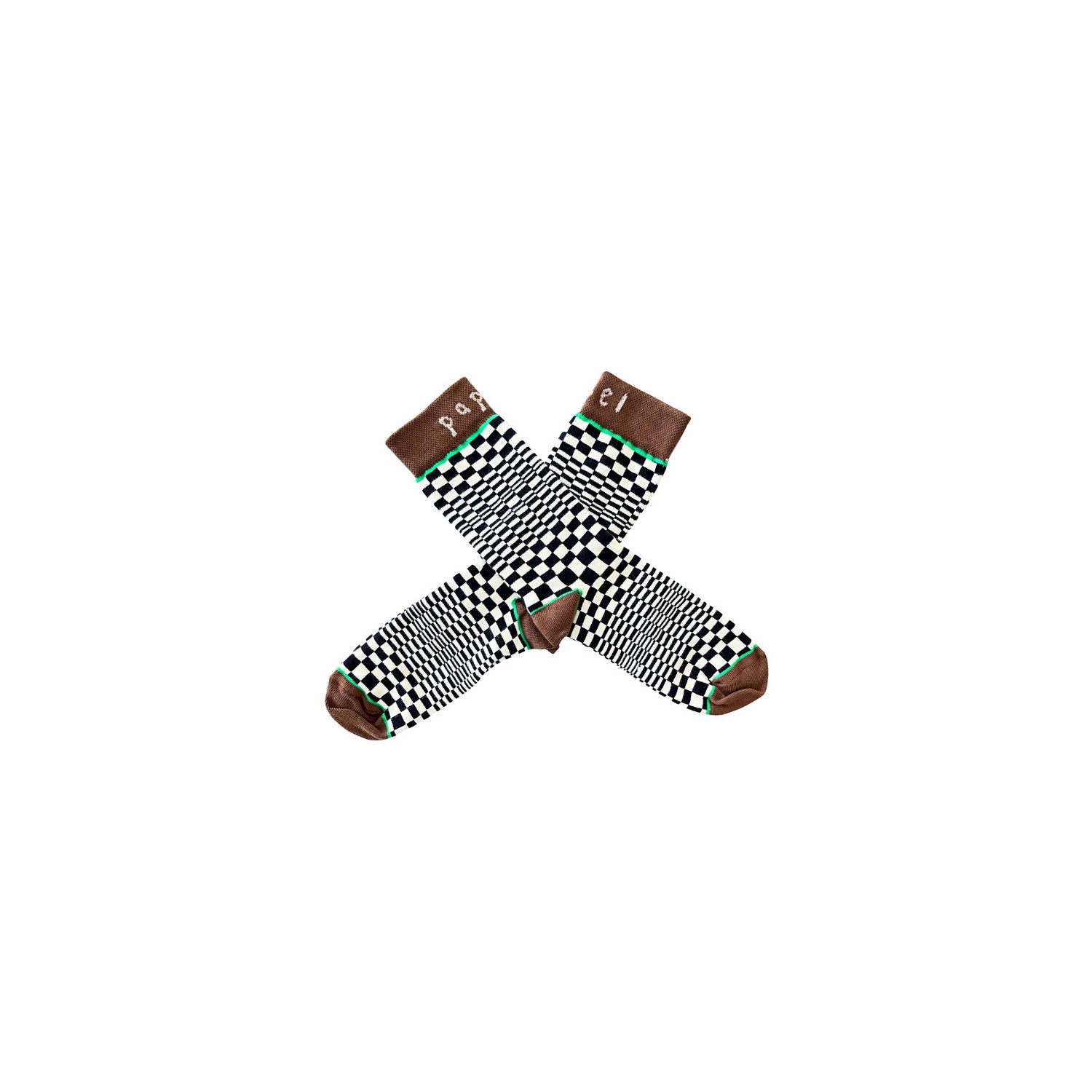 green chess socks